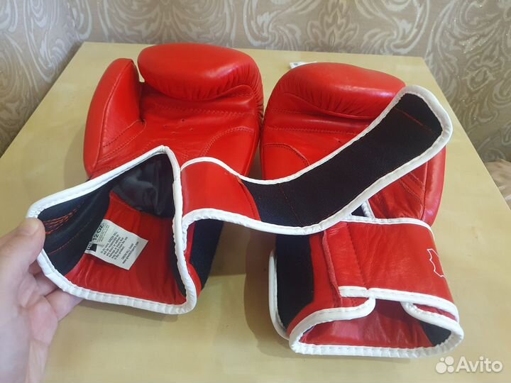 Боксерские перчатки натур. кожа green hill gym