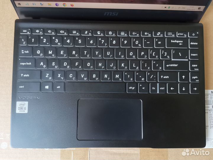 Ультрабук MSI Modern 14