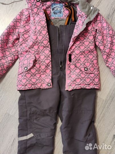 Костюмы зимний и демисезонный для девочки на 92