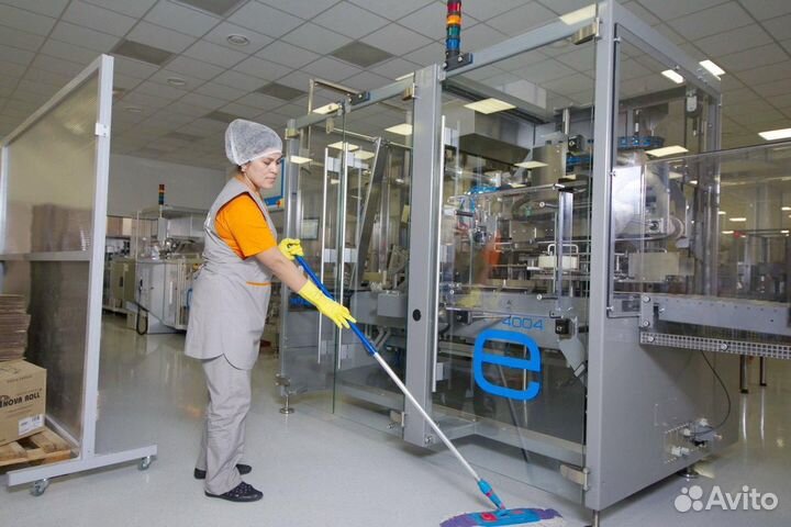 Уборщик в цех, пос. Миасское