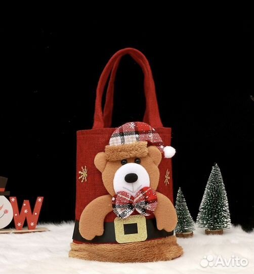 Новогодний подарочный мешок