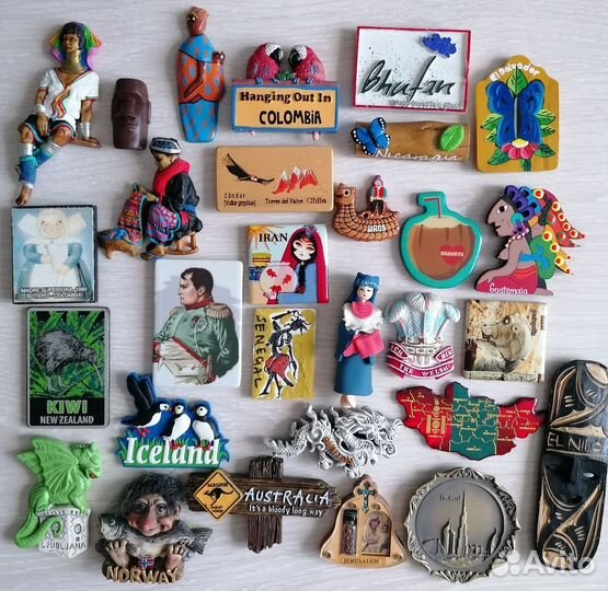 Магниты сувенирные на холодильник