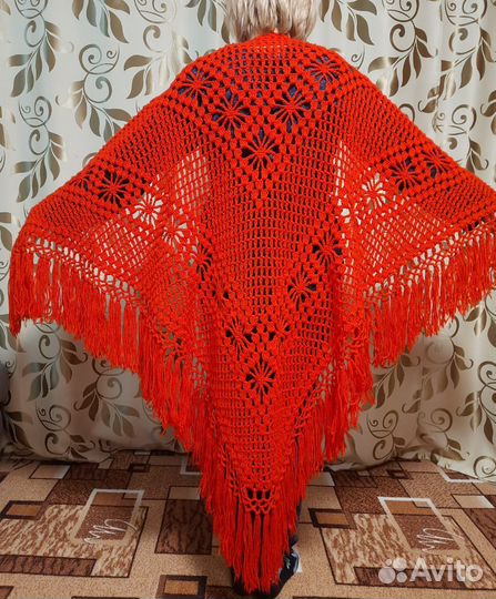 Шаль. Ручная работа