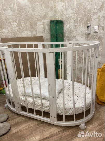 Детская кроватка круглая