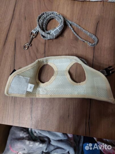 Шлейка для животных собаки или кошки с поводком