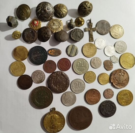 Монеты Копанина Пуговицы