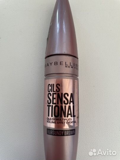 Тушь maybelline коричневая