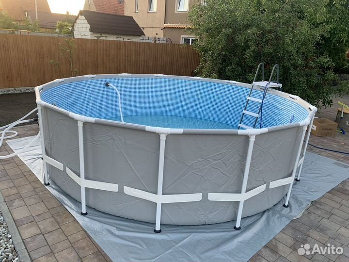 Каркасный бассейн 3.66*1.22 intex