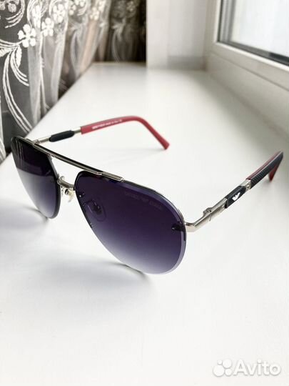 Очки Armani Aviator солнцезащитные металлические