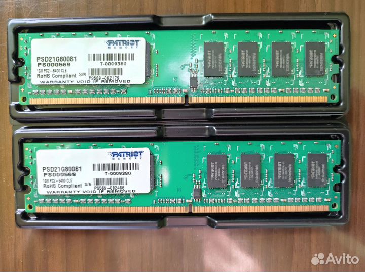 Оперативная память ddr2 1gb