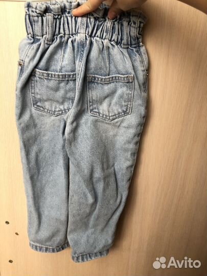 Джинсы для девочки 92