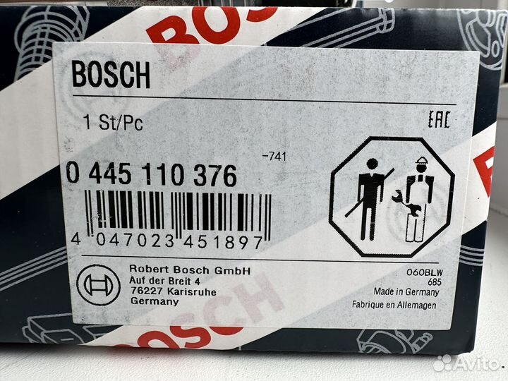 Форсунка камминз 2.8 оригинал bosch 376