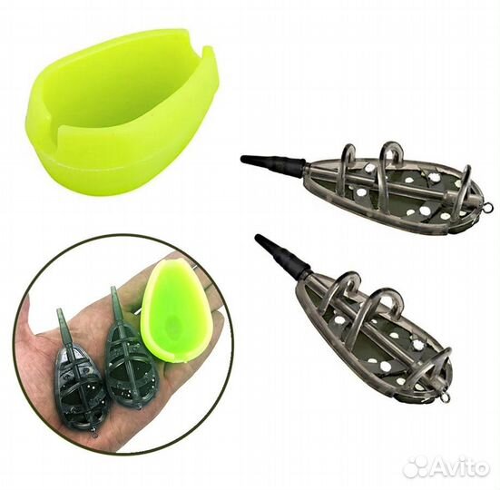 Набор фидерных кормушек флэт