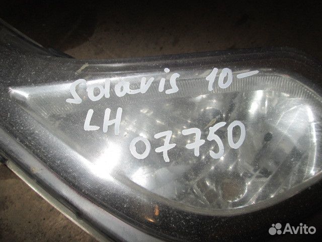 Фара противотуманная левая Hyundai Solaris 2011-20