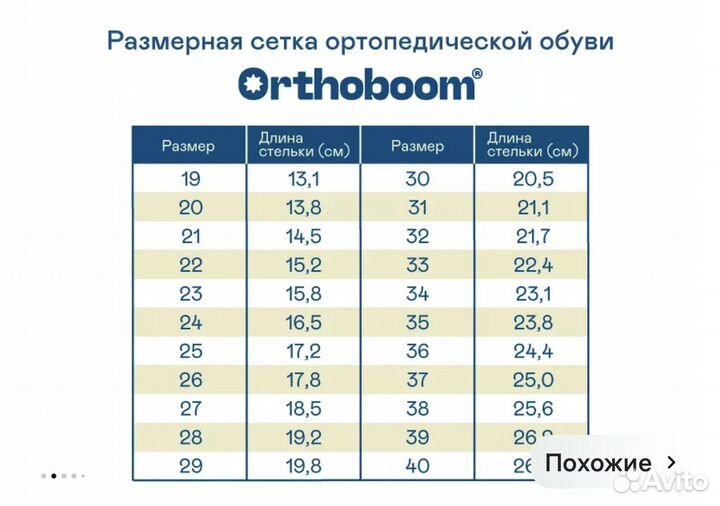 Ортопедическая обувь ortoboom 22 размер