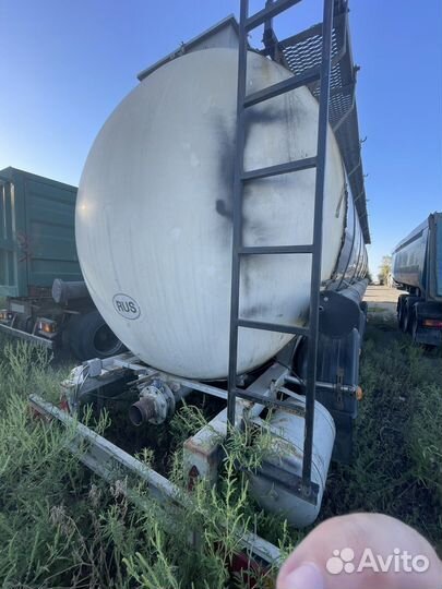 Полуприцеп химическая цистерна Van Hool 30700 л химическая, 1990