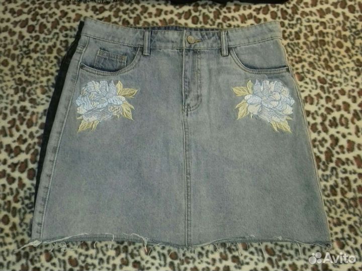 Юбка джинсовая