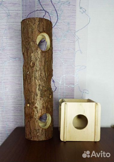 Туннель для грызунов из дерева