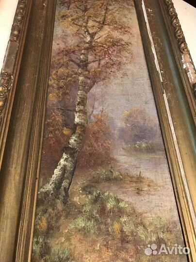 Картина маслом старинная