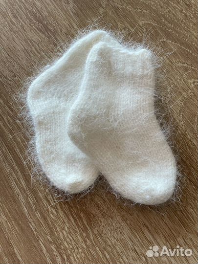 Шерстяные носки для новорожденных