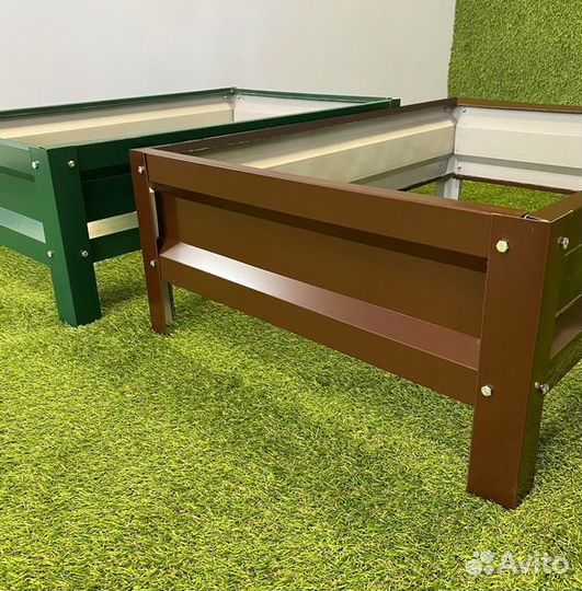Грядки оцинкованные полимерные