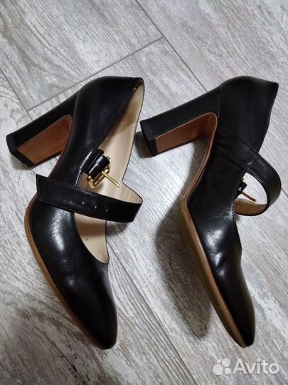 Туфли лодочки натуральная кожа 37 38