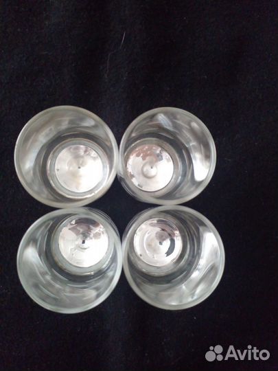 Рюмки стекло хрусталь металл СССР винтаж ретро