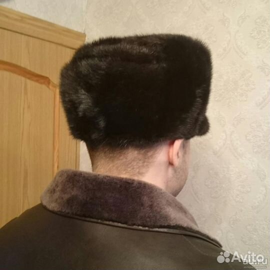 Шапка норковая мужская 60 размер