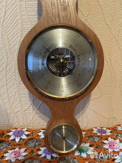 Барометр немецкий. Винтаж, клеймо, Германия