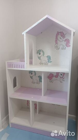 Большой кукольный домик деревянный