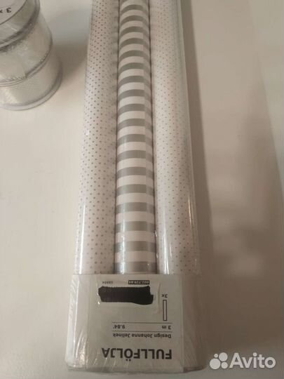 Упаковочная бумага для подарков. икеа