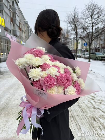 Букет гвоздик