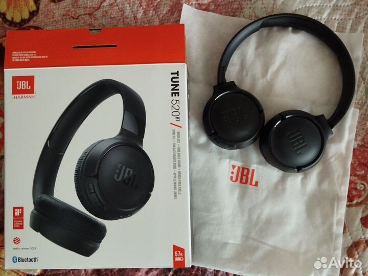 Беспроводные наушники jbl tune 520bt