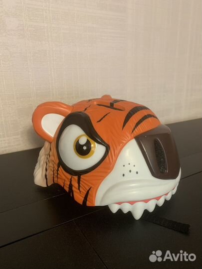 Шлем - Crazy Safety размер S-M (49-55 см) - Тигр