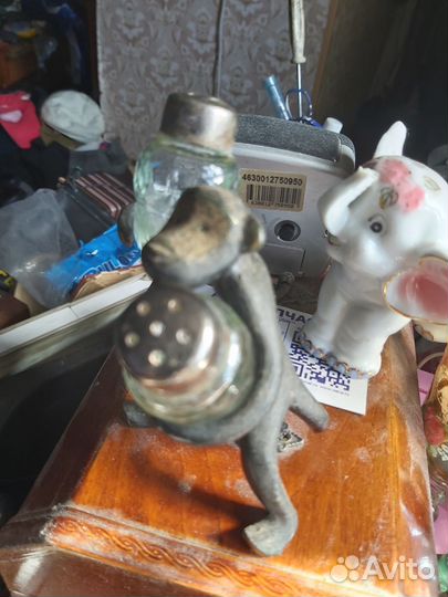 Соль перечница с обезьяной