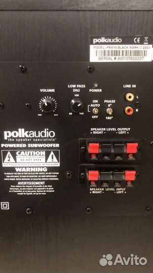 Сабвуфер Polk audio