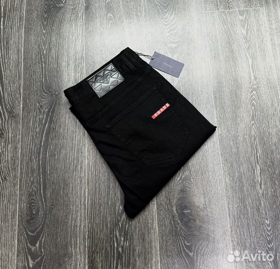 Джинсы мужские прямые классические prada