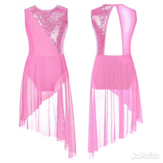 Платье для фигурного катания 122-128см