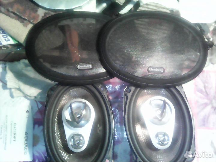 Колонки автомобильные 2шт магнитола продана
