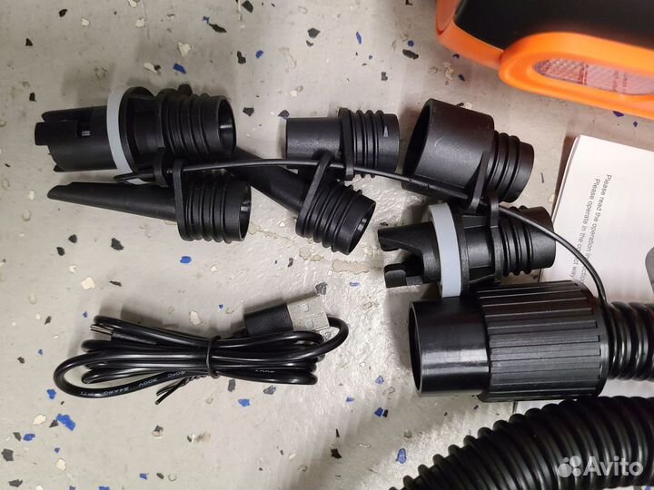 Насос для сапборда лодки аккумуляторный 20 psi