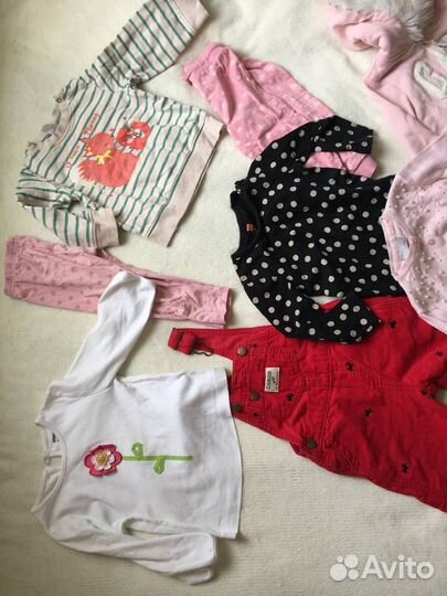 Вещи на девочку пакетом 74-80
