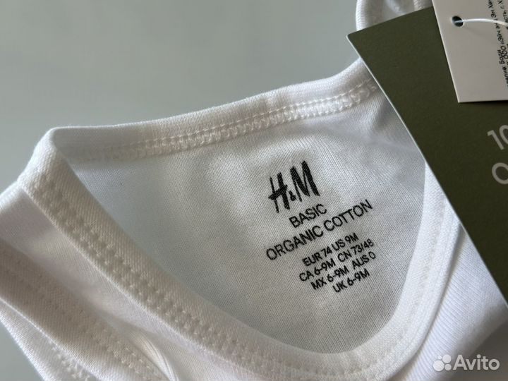 Новое боди майка H&M 74