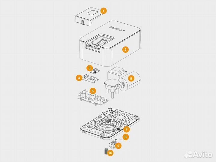 Потолочный привод для гаражных ворот