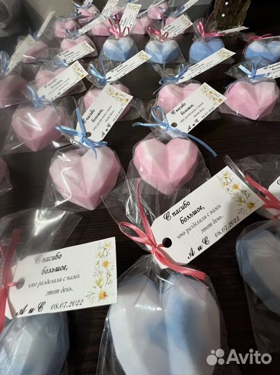 Мыло ручной работы Сердца