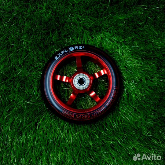 Колесо трюкового самоката 110 мм (AL) Красное