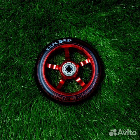 Колесо трюкового самоката 110 мм (AL) Красное