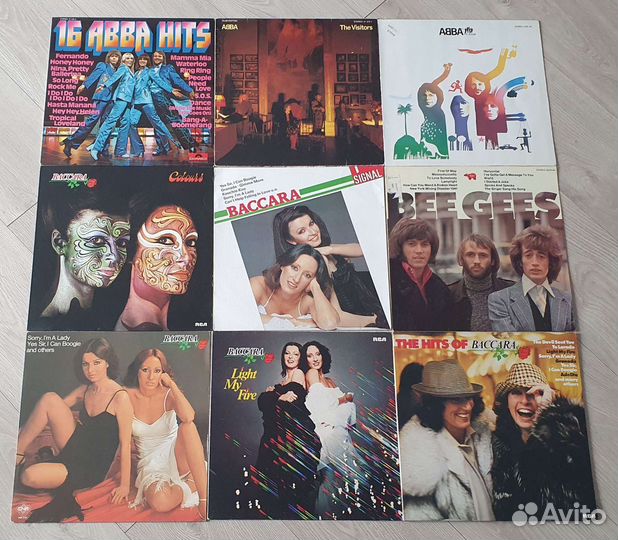 Abba, Baccara, Bee Gees, Vinyl LP