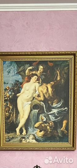 Картина репродукция П.Рубенс Союз Земли и Воды