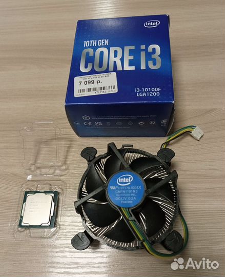 Процессор Intel Core i3 10100f Box