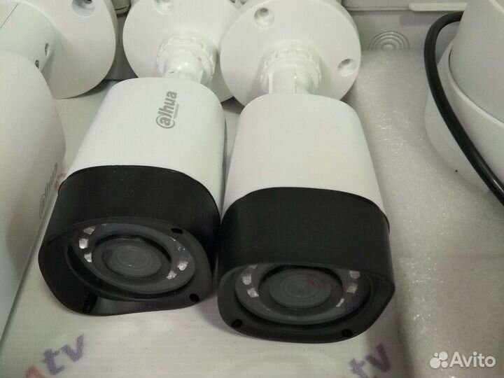 Видеонаблюдение 21 камера IP с микрофоном